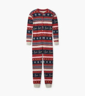 Hatley Pj's - Fair Isle Bunnies One Piece - 3