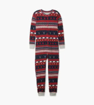 Hatley Pj's - Fair Isle Stag One Piece - 10