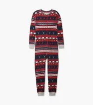 Hatley Pj's - Fair Isle Stag One Piece - 10
