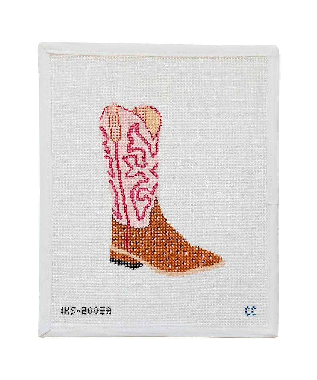 IKS 2003A Pink Cowboy Boot Ornament