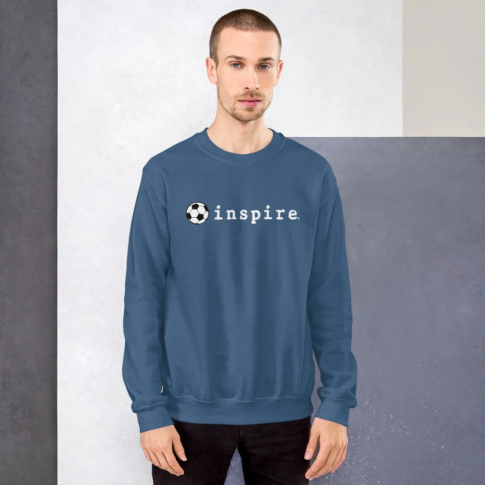 inspire Soccer Ball Unisex Crewneck