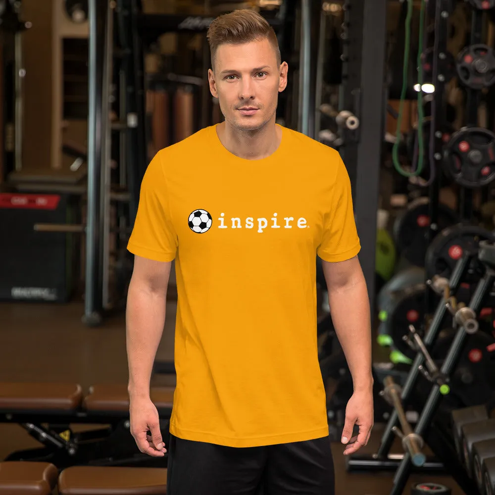 inspire Soccer Ball Unisex t-shirt