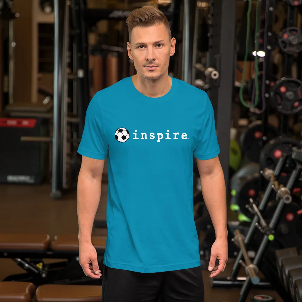 inspire Soccer Ball Unisex t-shirt