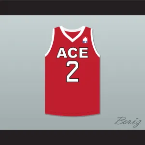 Jake Paul 2 ACE Family Charity Red Basketball Jersey