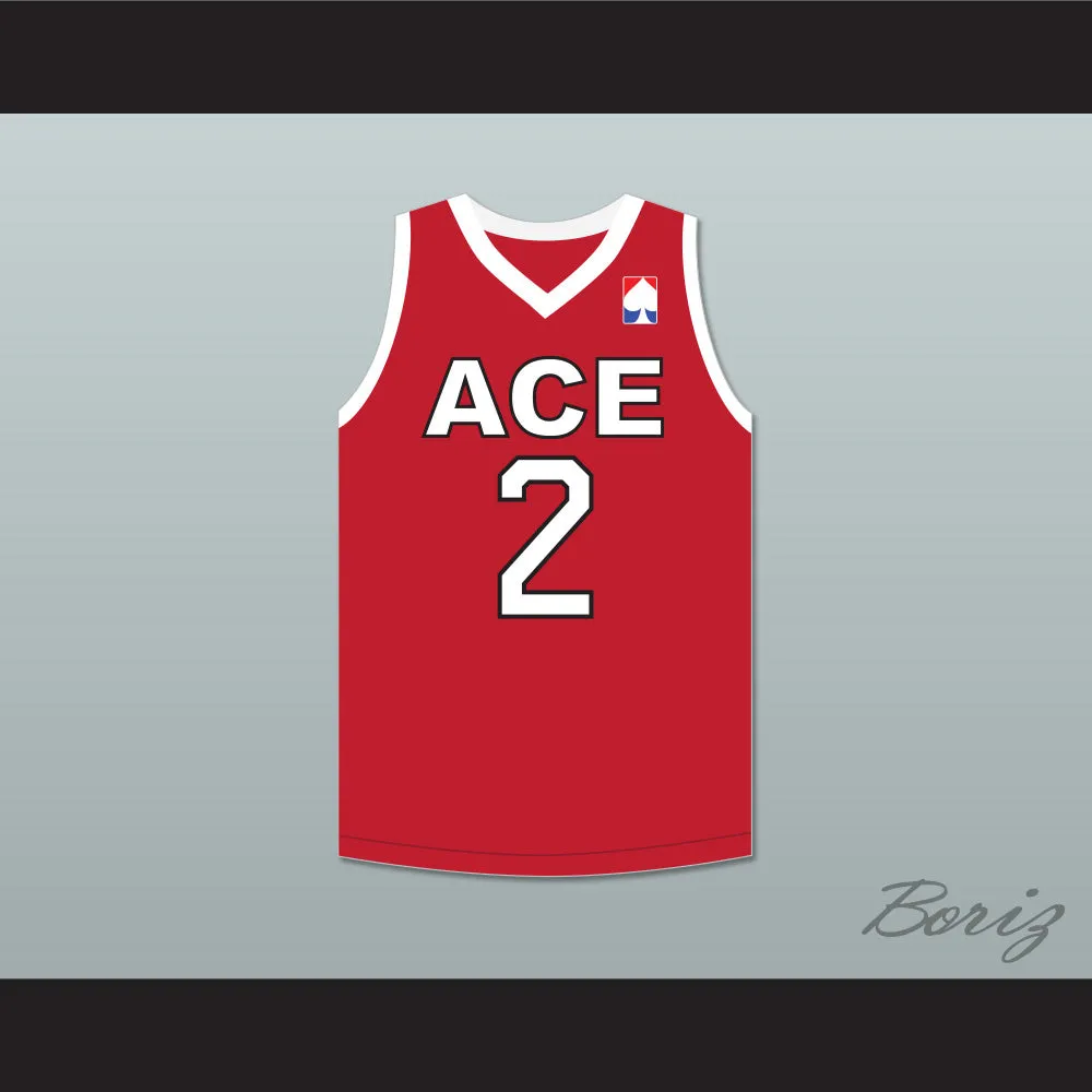 Jake Paul 2 ACE Family Charity Red Basketball Jersey