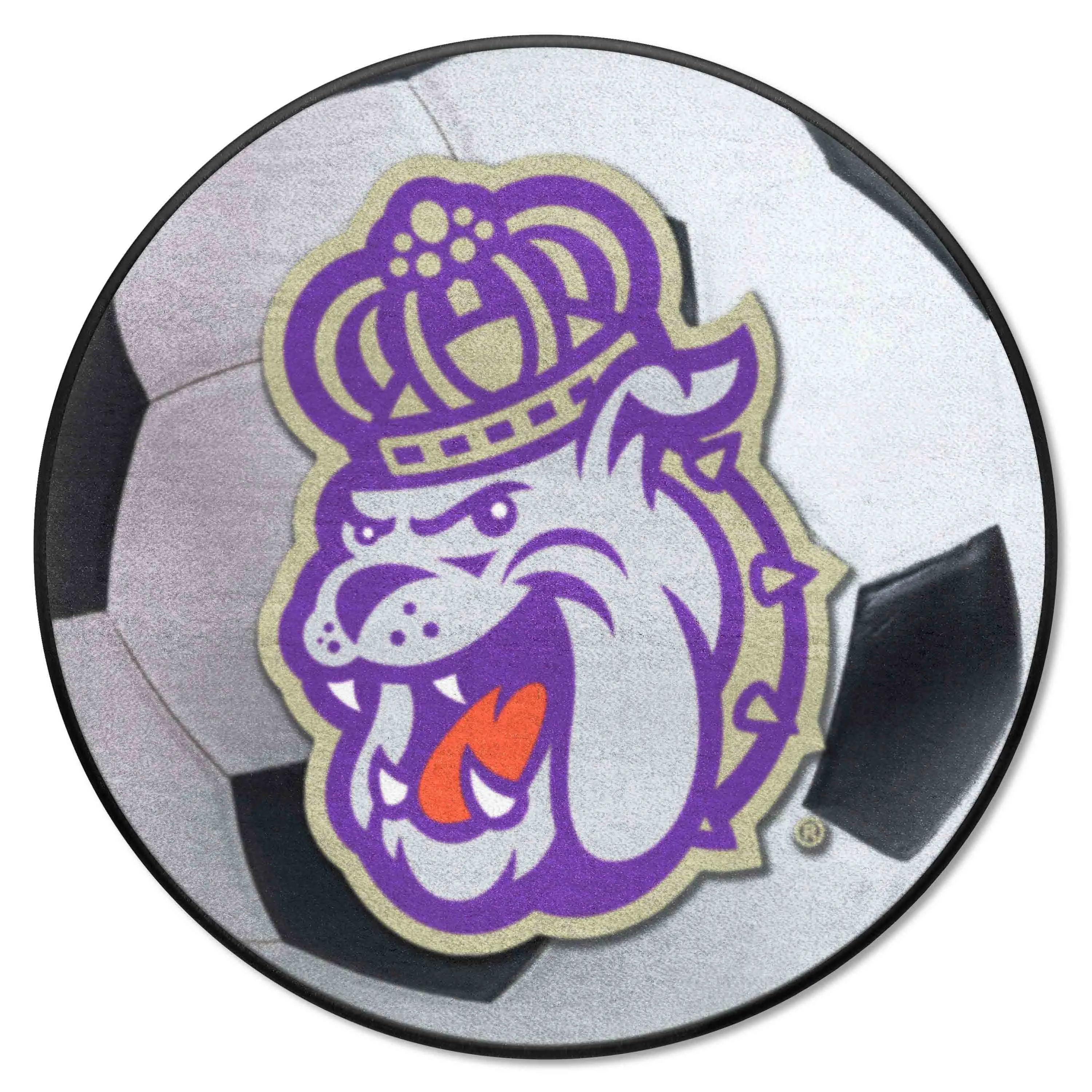 James Madison University Soccer Ball Mat