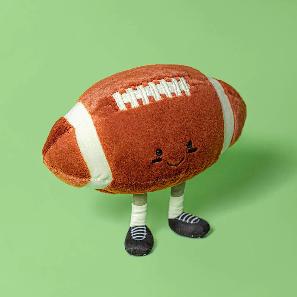Jellycat Amuseable Sports American Football  AS2USF.  FREE DELIVERY.