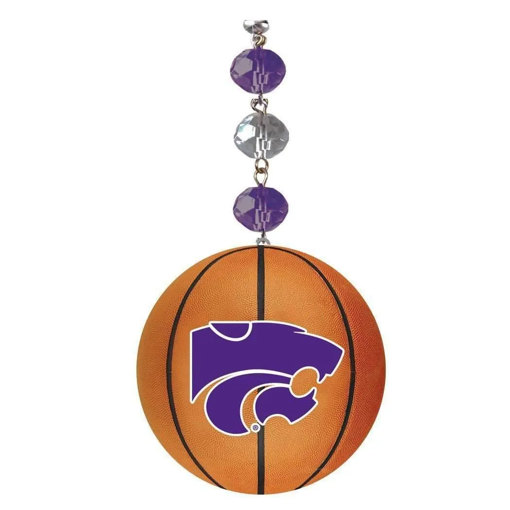 Kansas State University - BASKETBALL  (set of 3)   MAGNETIC ORNAMENT