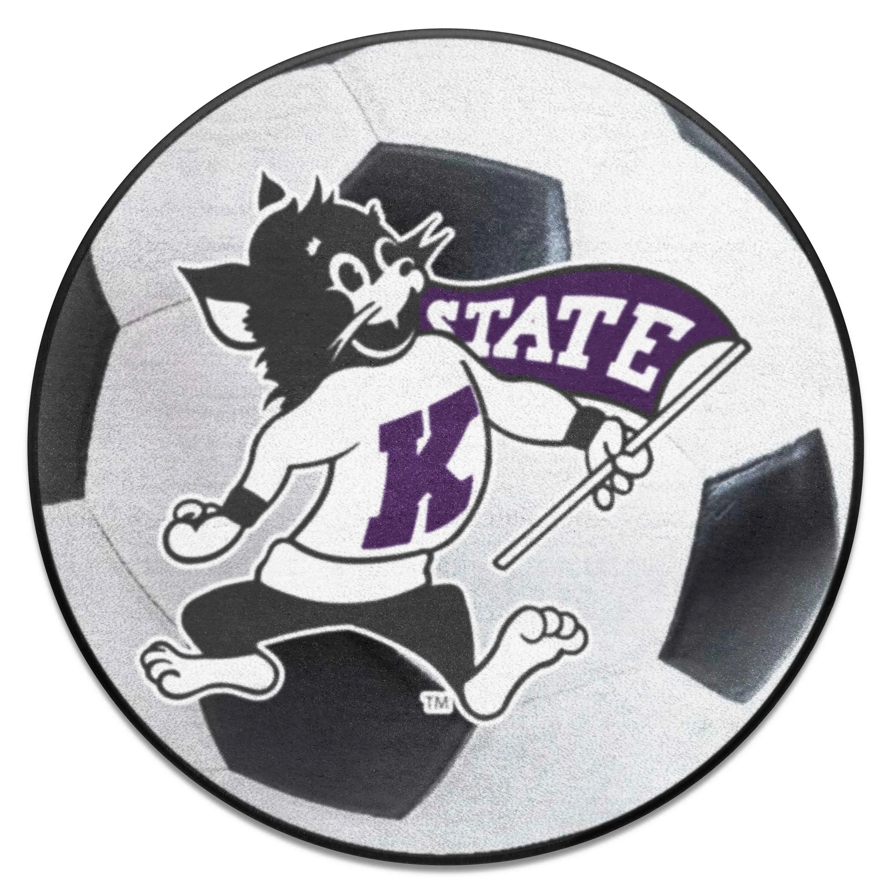 Kansas State University Soccer Ball Mat