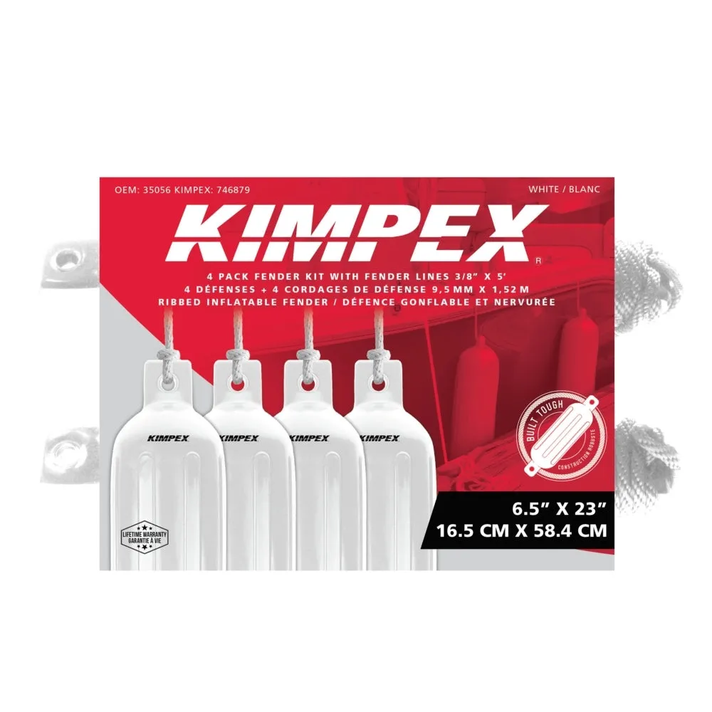 Kimpex 4 Fender With Rope