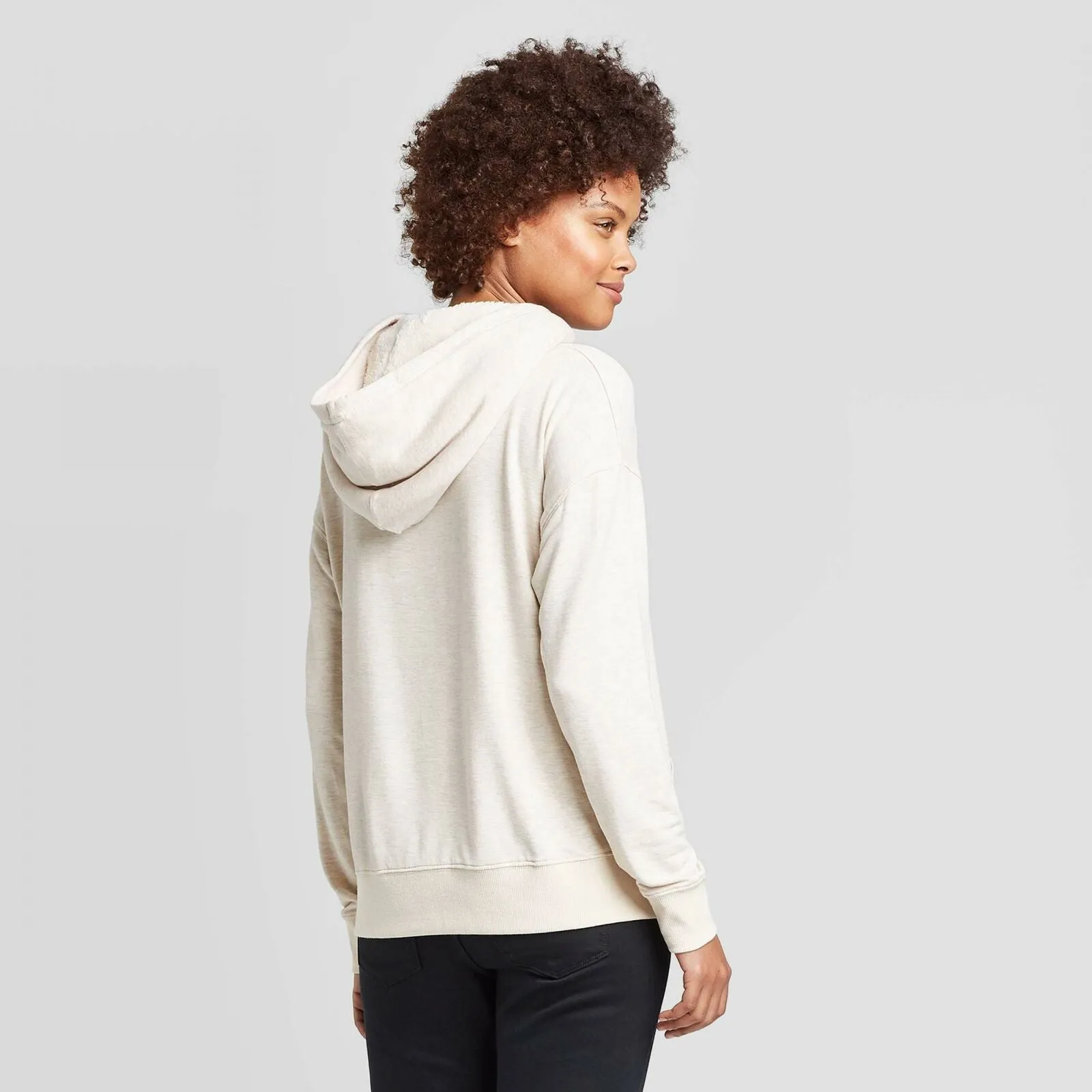 Knox Rose Women's Santa Baby Sherpa Hoodie