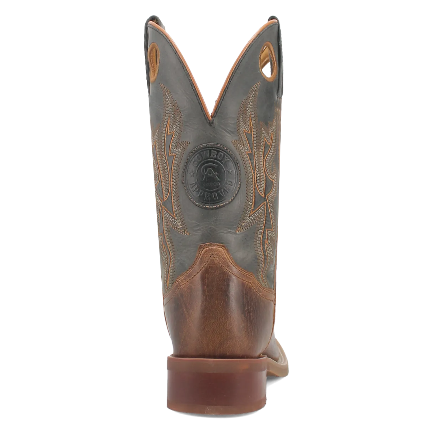 Laredo Cowboy Approved Brown/Grey Dawson Round Toe Boots for Men