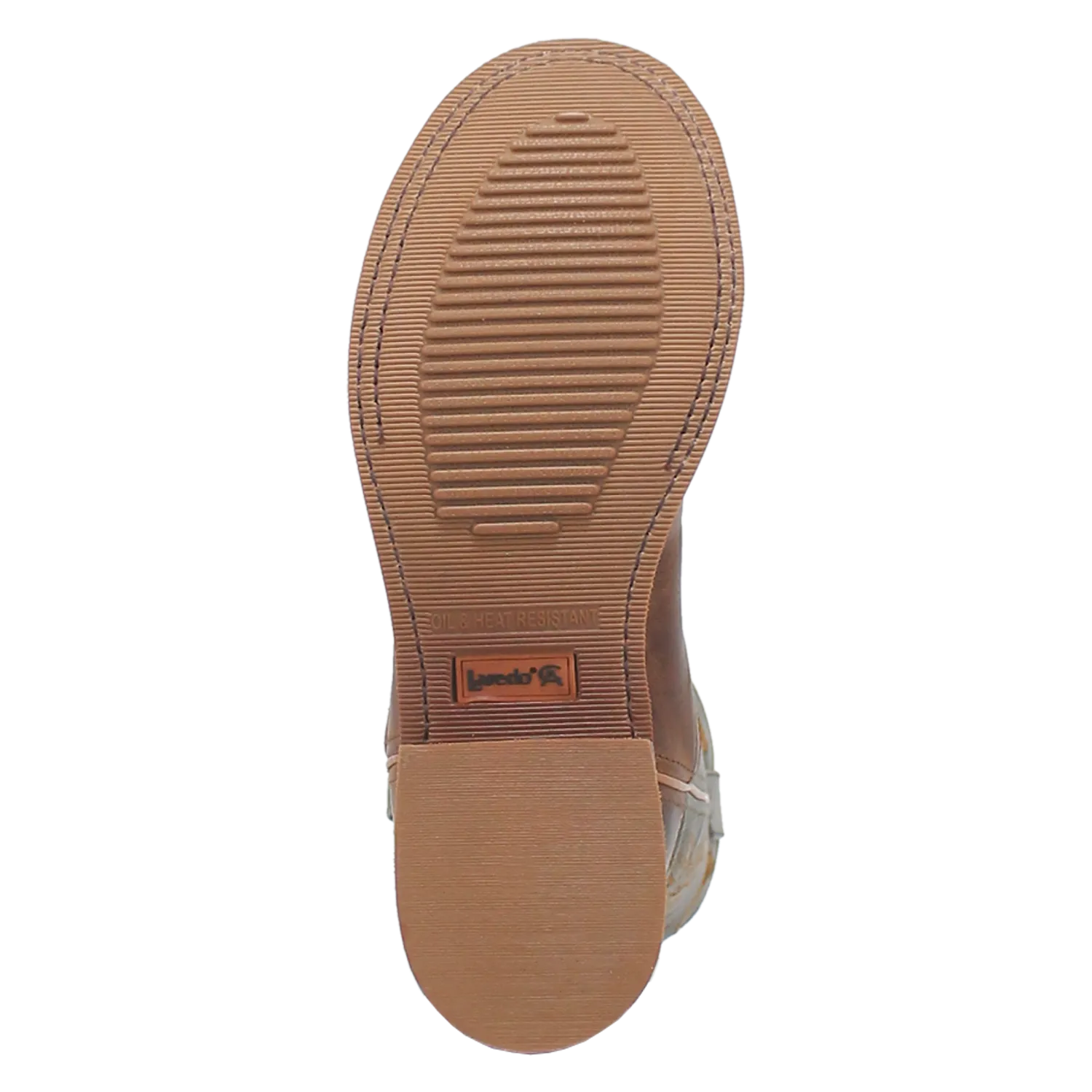 Laredo Cowboy Approved Brown/Grey Dawson Round Toe Boots for Men