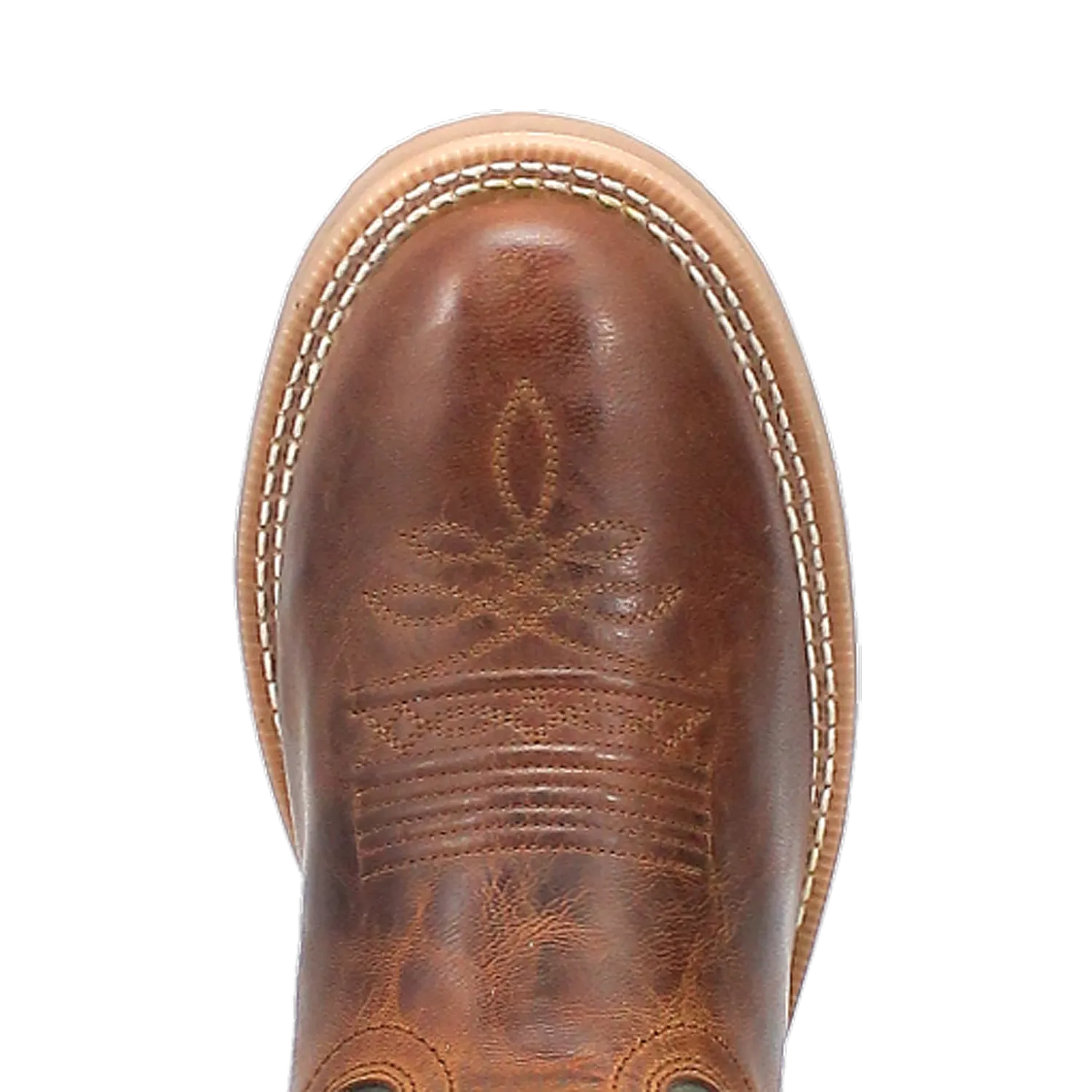 Laredo Cowboy Approved Brown/Grey Dawson Round Toe Boots for Men