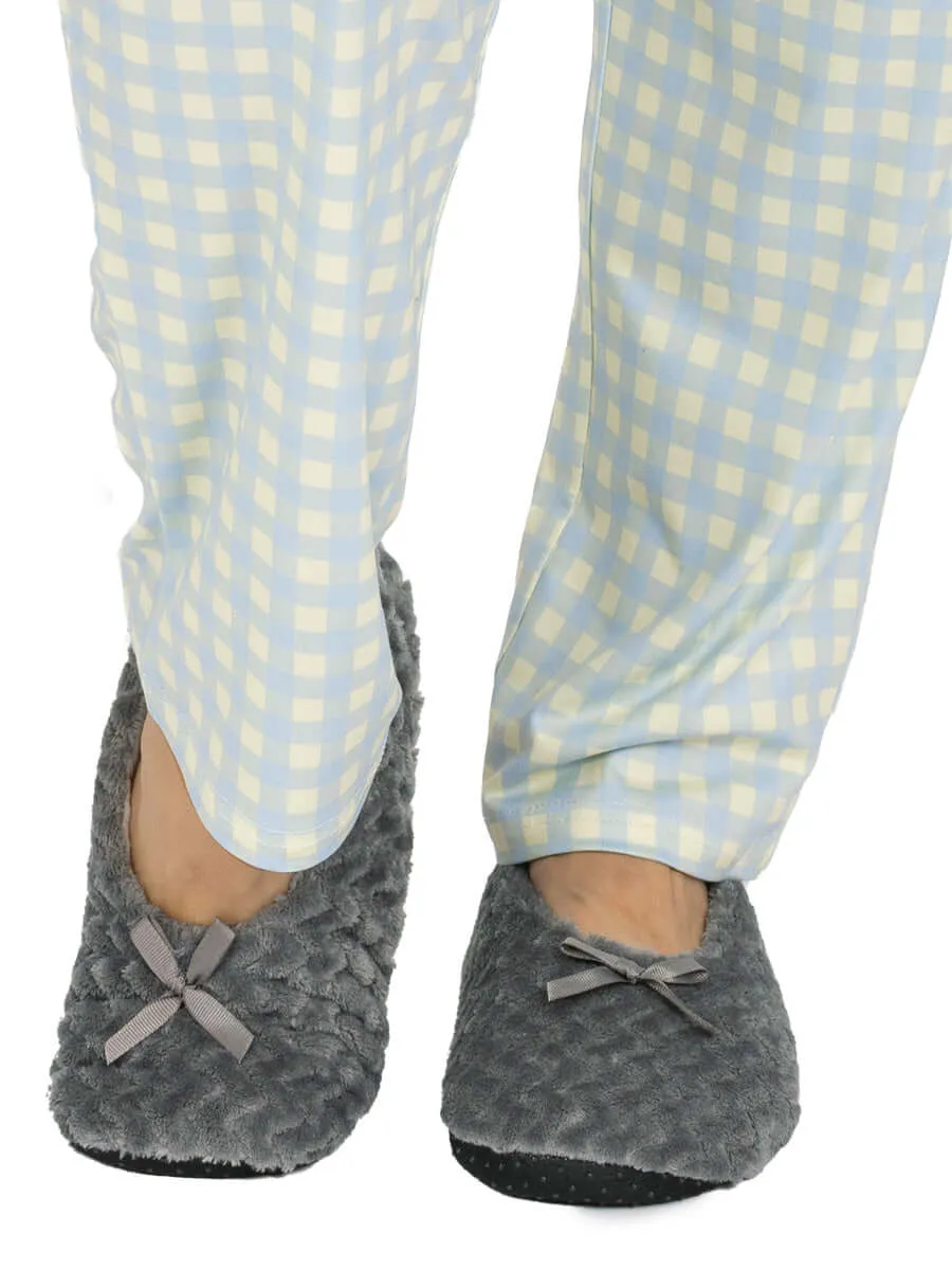 Lily Lounge Slippers - Grey