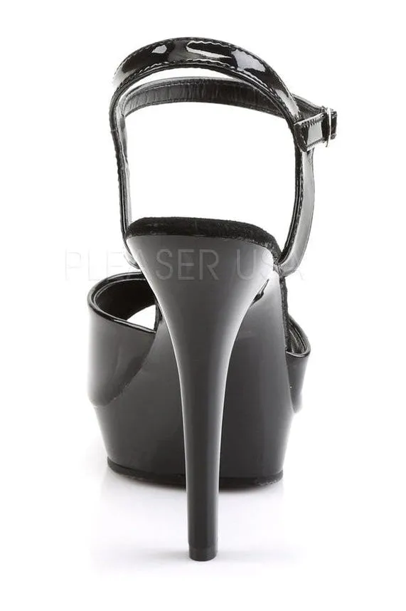 LIP-109 Sandal | Black Patent