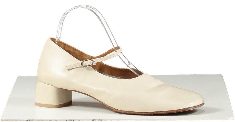 LoQ Cream Daria Mary Jane Flat UK 7 EU 40 👠