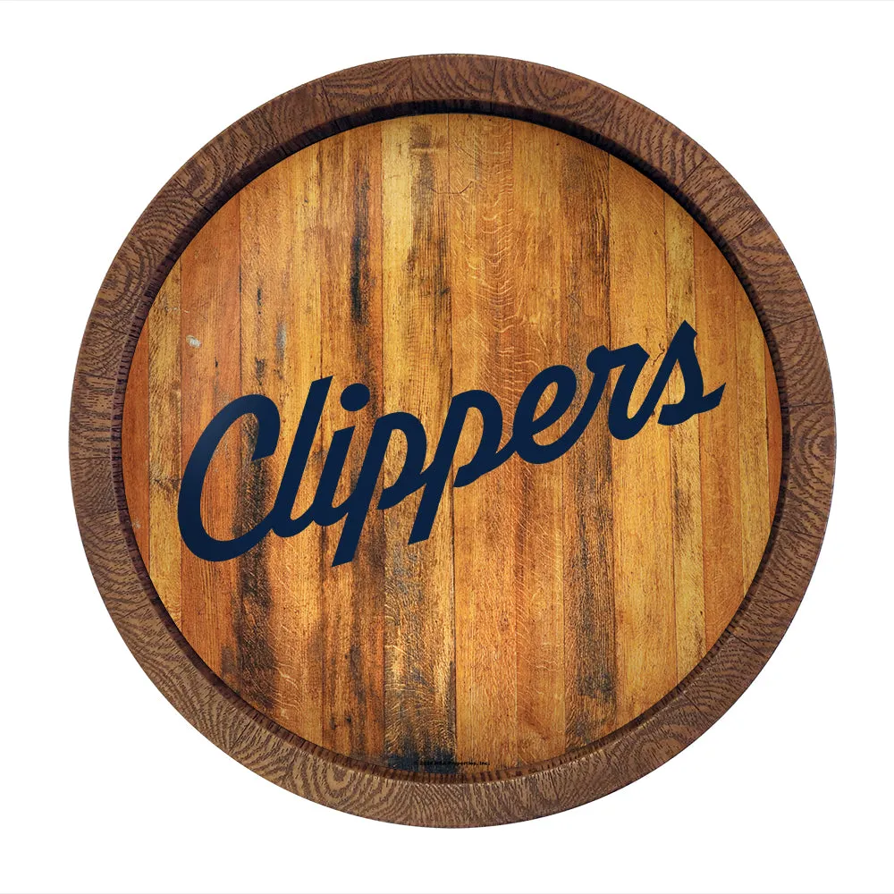 Los Angeles Clippers: Logo - "Faux" Barrel Top Sign