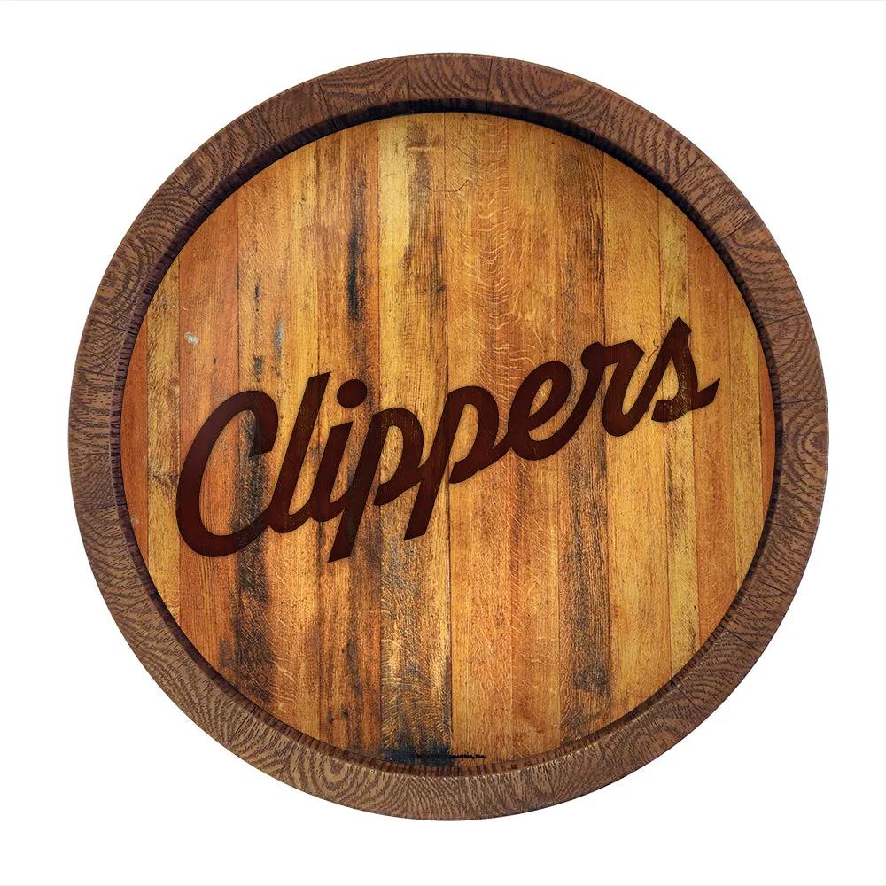 Los Angeles Clippers: Logo - "Faux" Barrel Top Sign