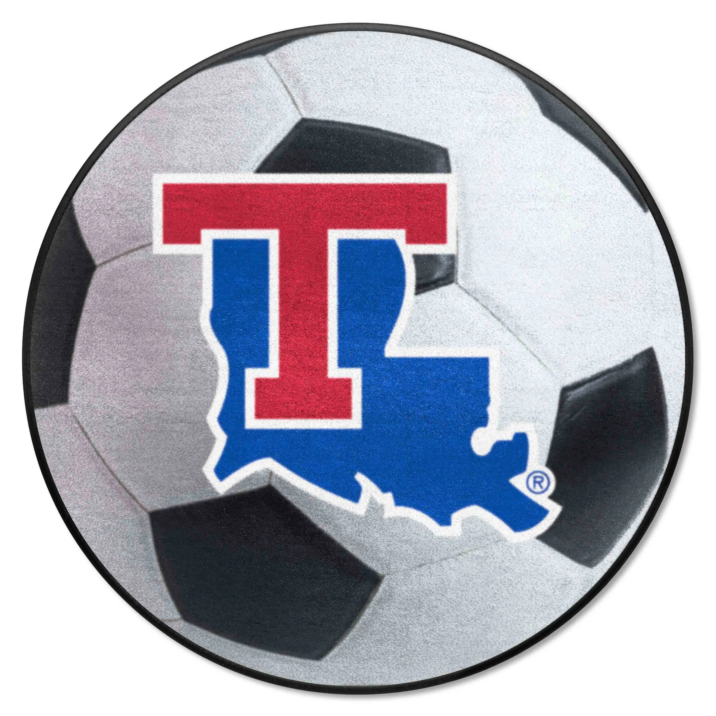 Louisiana Tech University Soccer Ball Mat