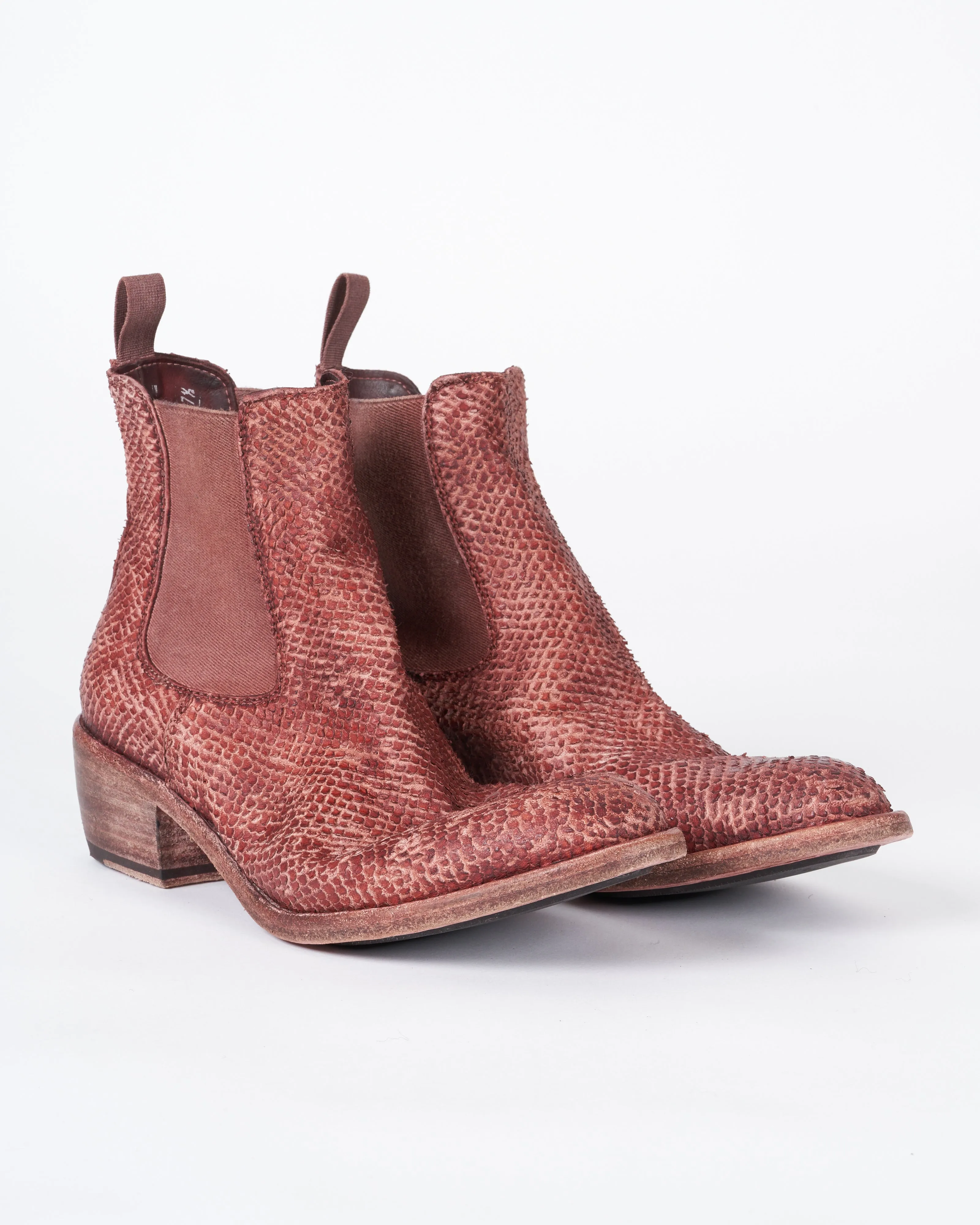 low boot - western double gore