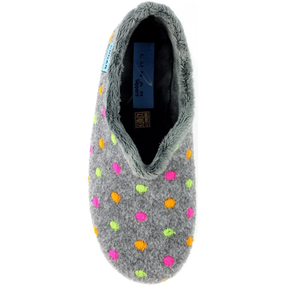 Lunar Studio Grey Slippers