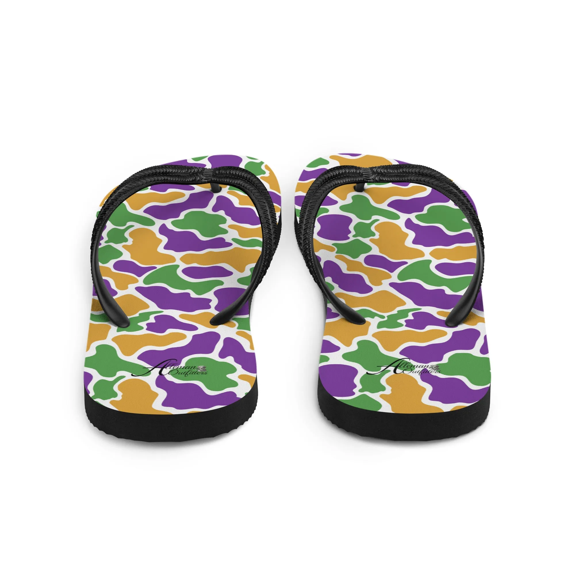 Mardi Gras Flip-Flops