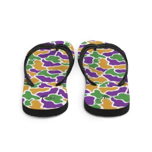 Mardi Gras Flip-Flops