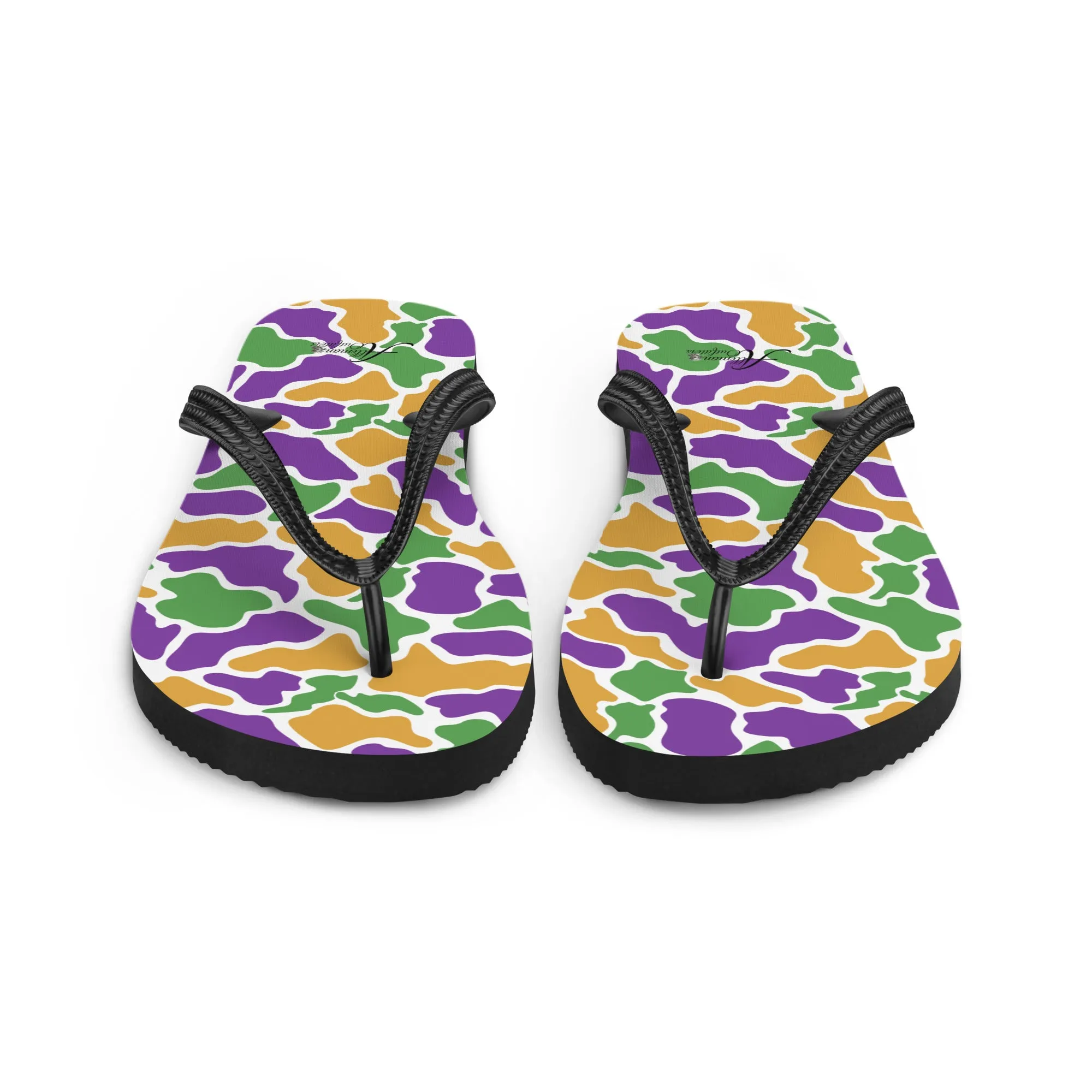 Mardi Gras Flip-Flops