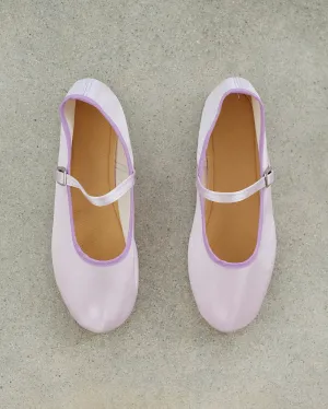 Mary Jane Flat in Lilac
