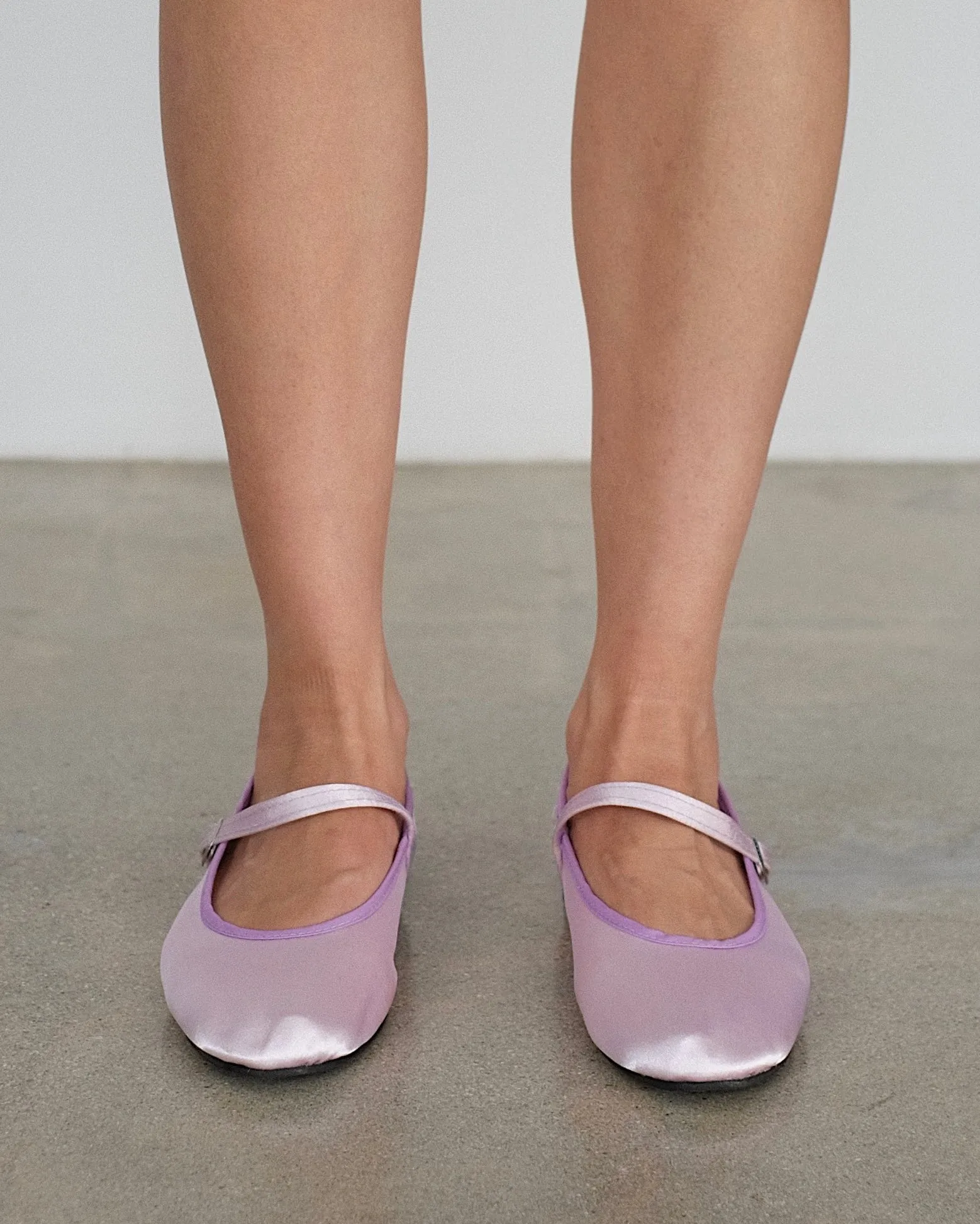 Mary Jane Flat in Lilac