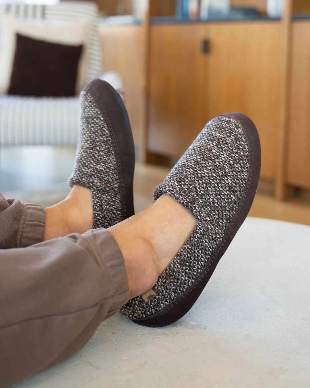 Men's Acorn® Moc Slippers with Cloud Cushion® Comfort - Earth Tex - A10086BWN