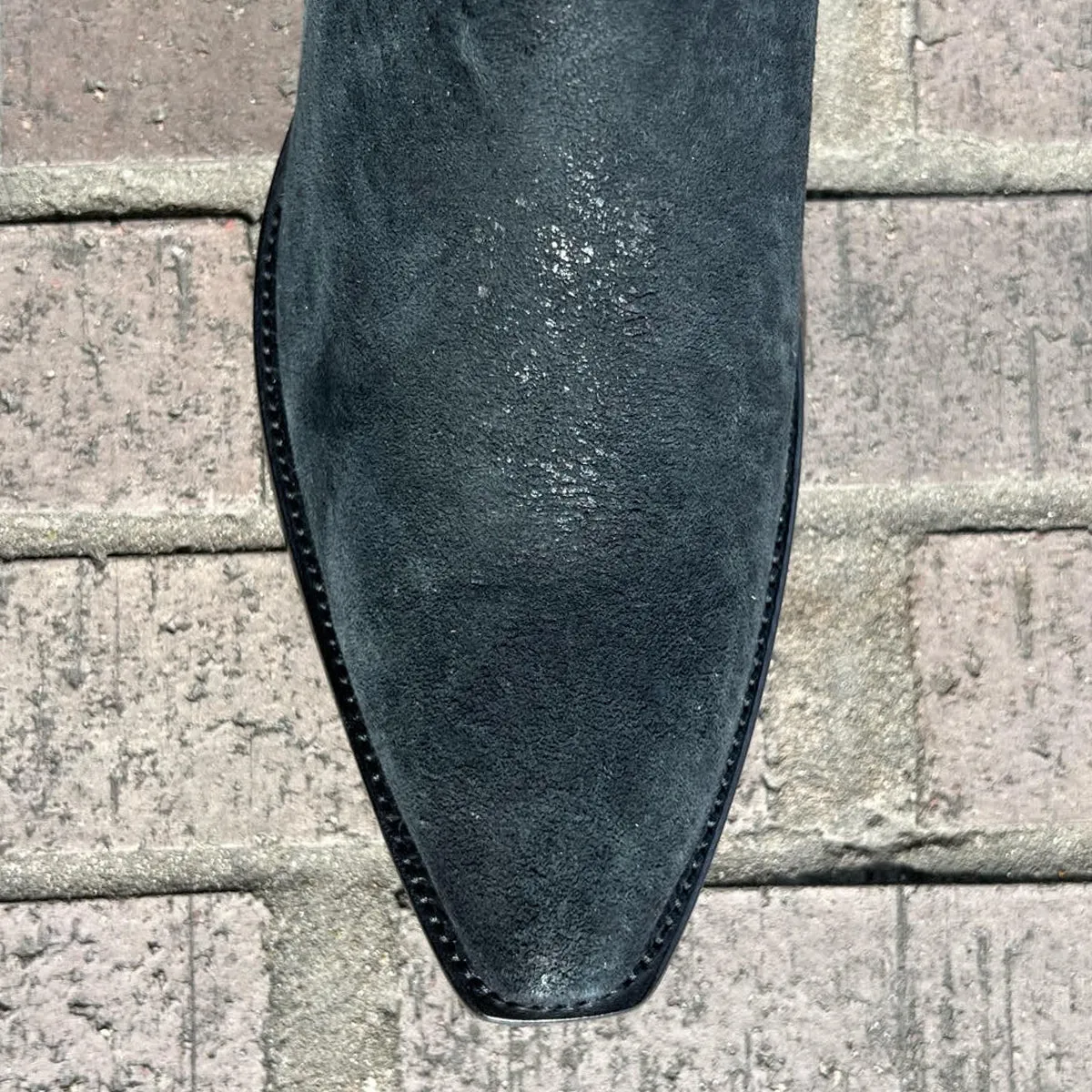 Mens’s Vintage Black Nu-buck Zorro