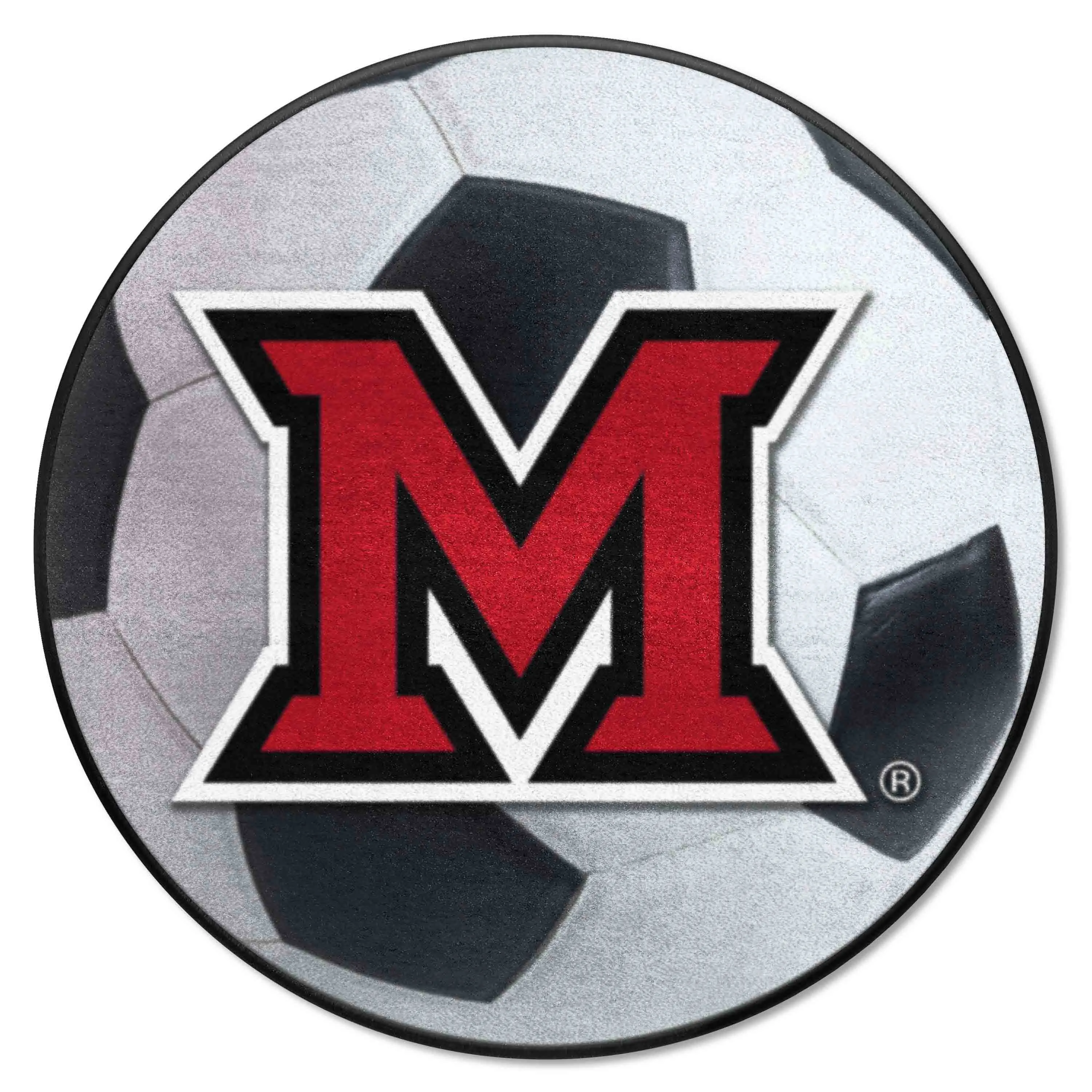 Miami University Soccer Ball Mat