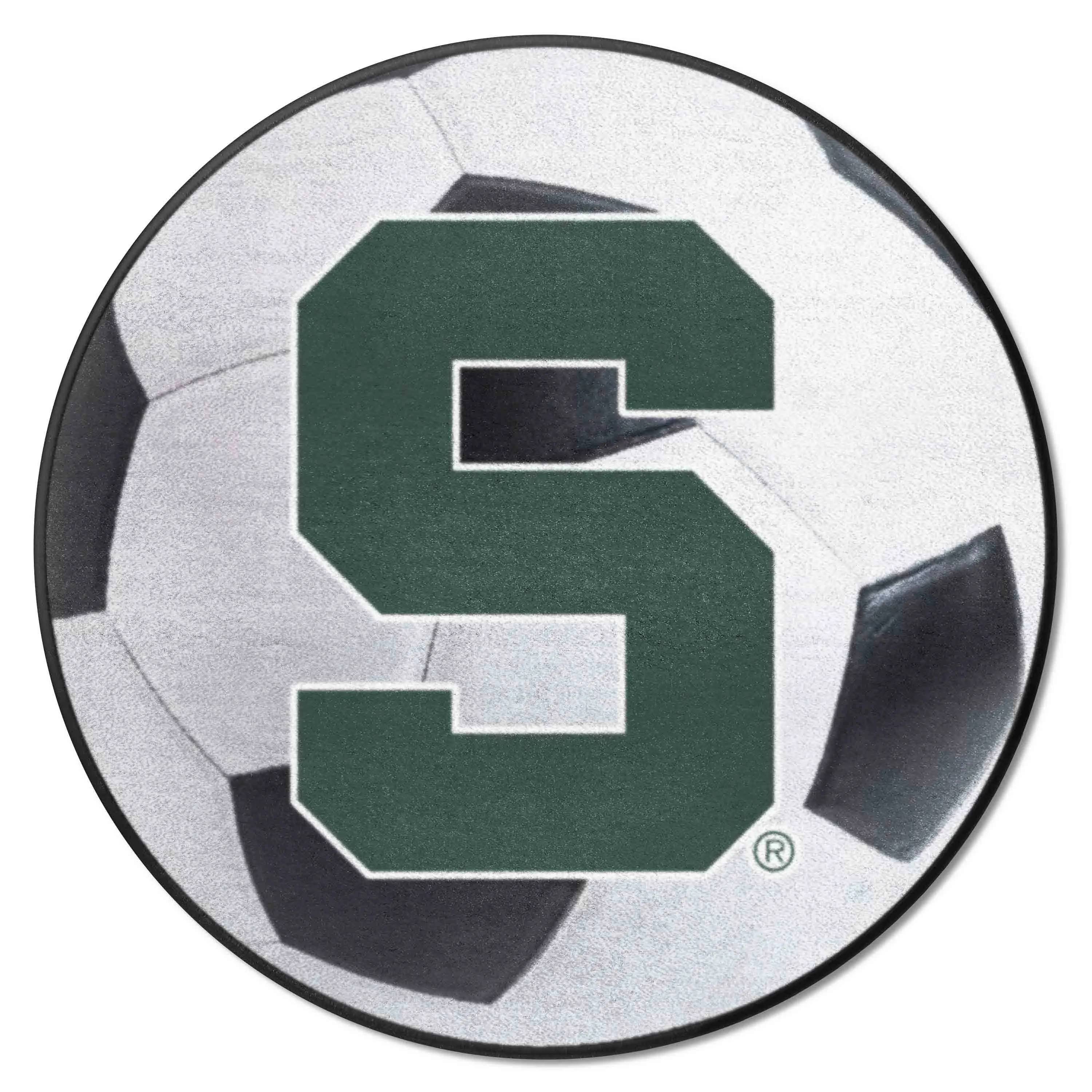 Michigan State University Soccer Ball Mat