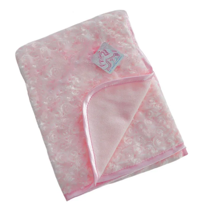 Minky Printed Reversible Girls Rainbow Personalised Blanket - Various Colour Blankets