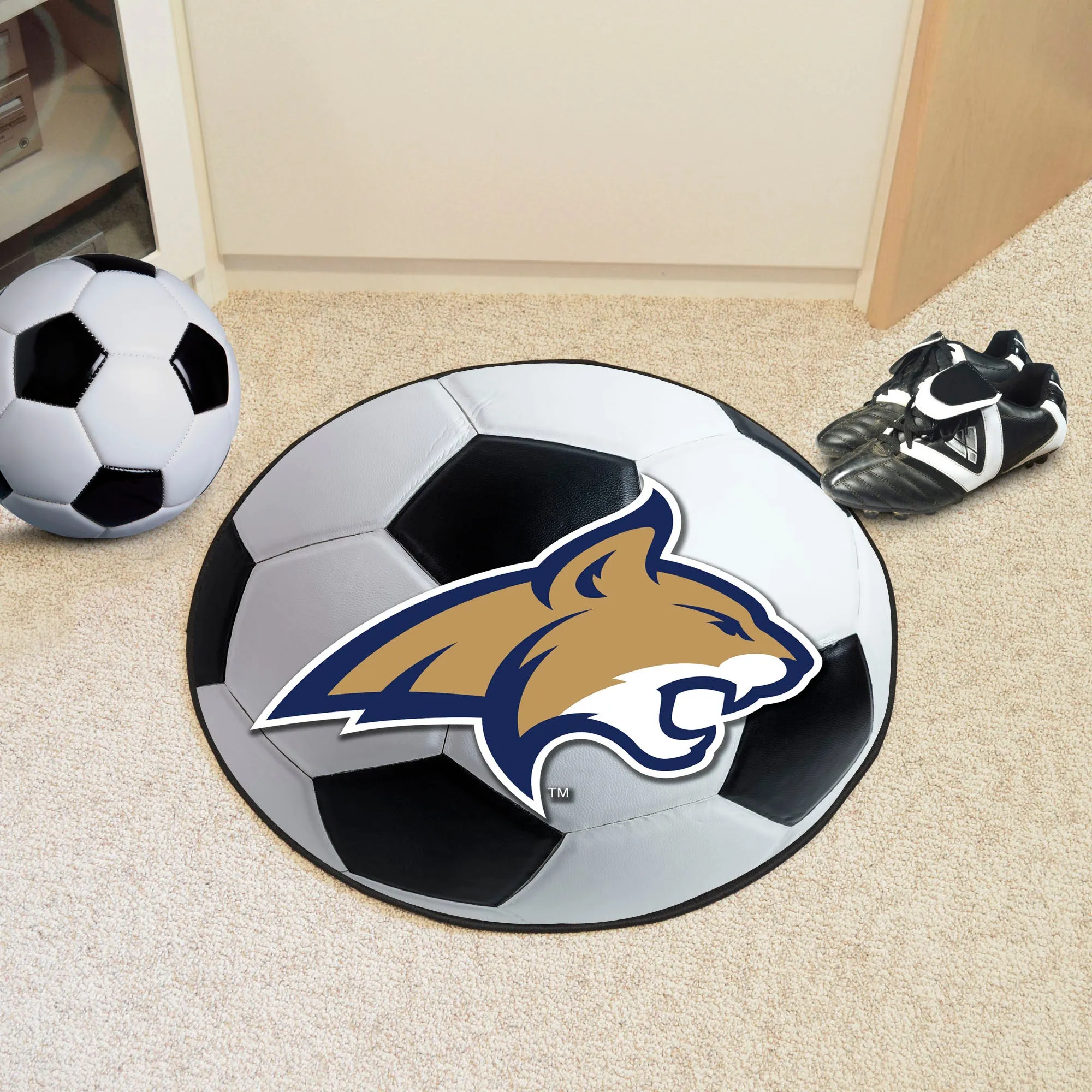 Montana State University Soccer Ball Mat