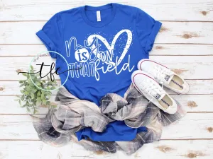 {My Heart Is On That Field} screen print tee