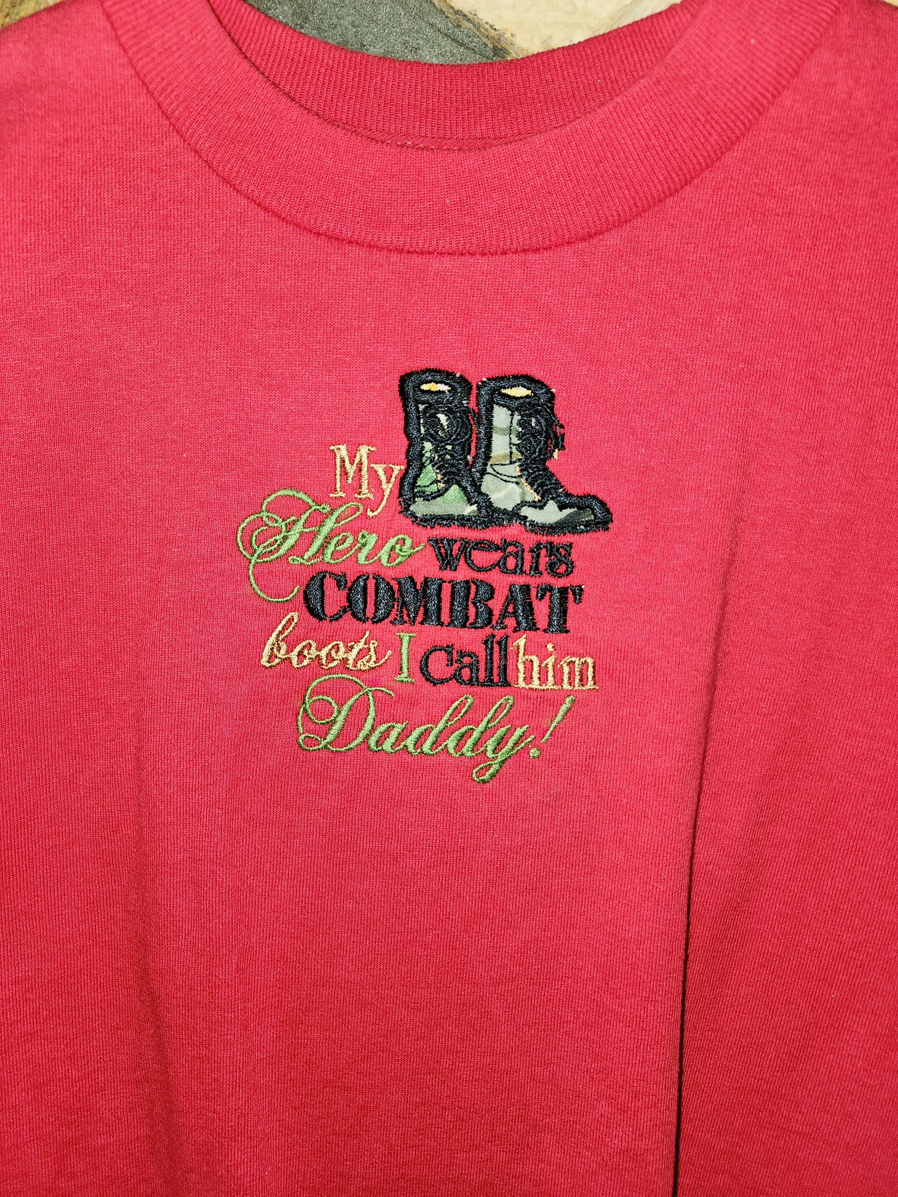 My Hero Wears Combat Boots Size 5/6