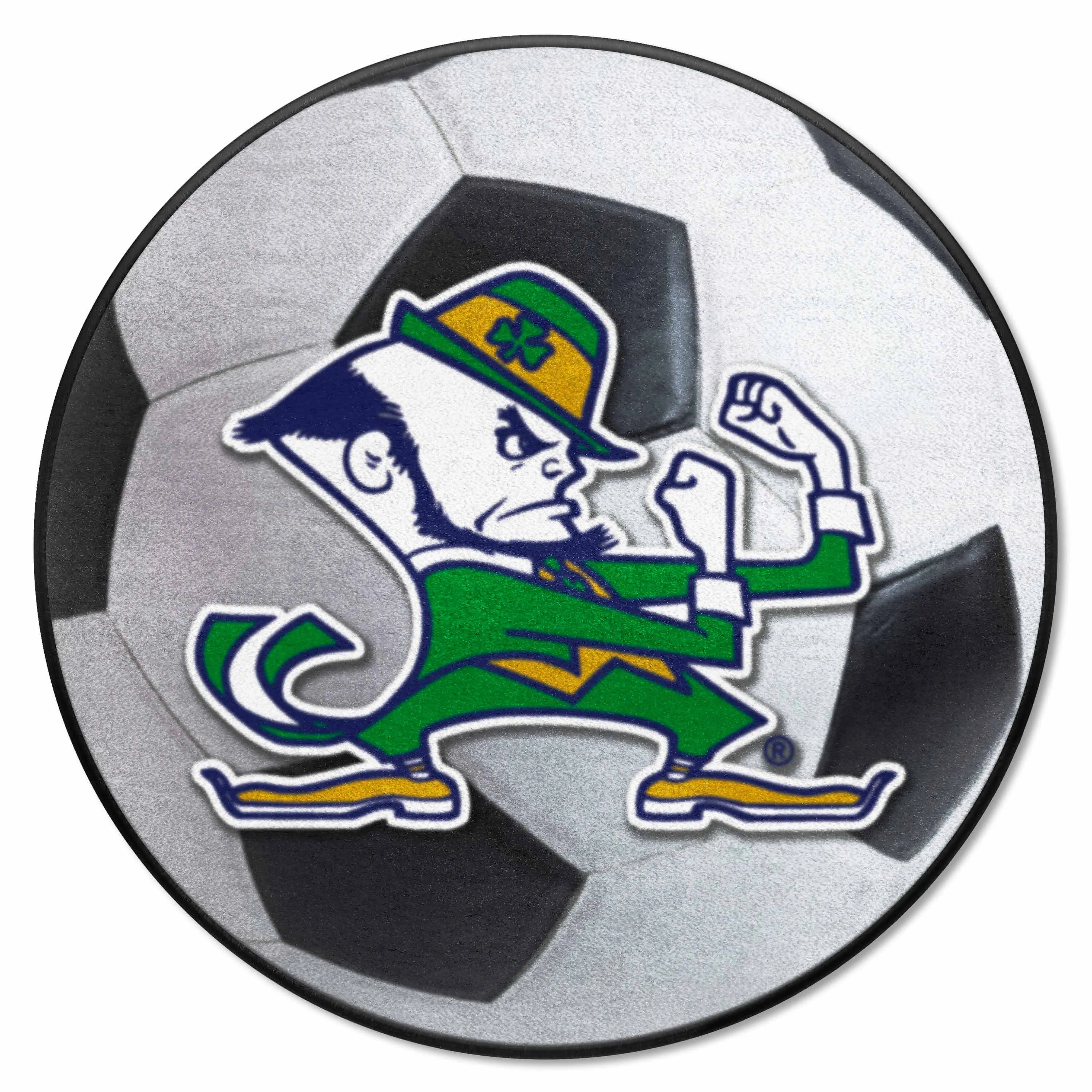 Notre Dame Soccer Ball Mat