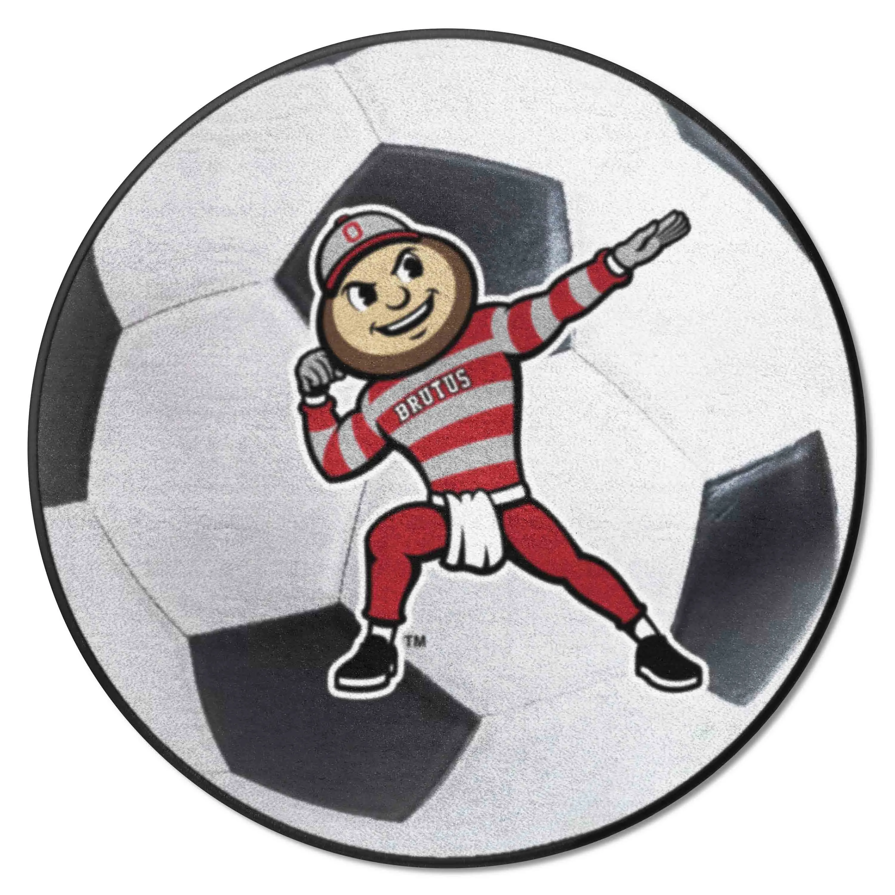Ohio State University Soccer Ball Mat