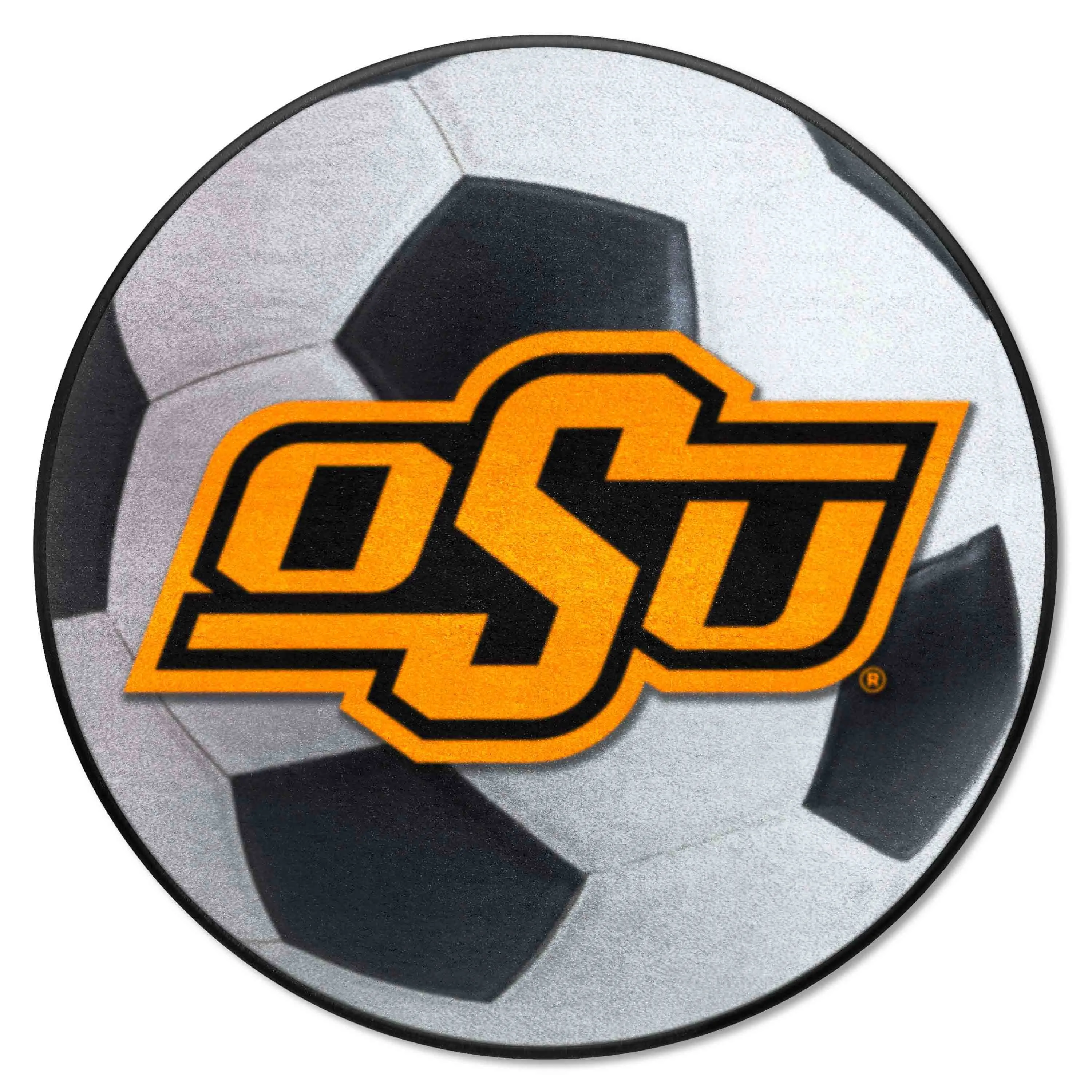 Oklahoma State University Soccer Ball Mat