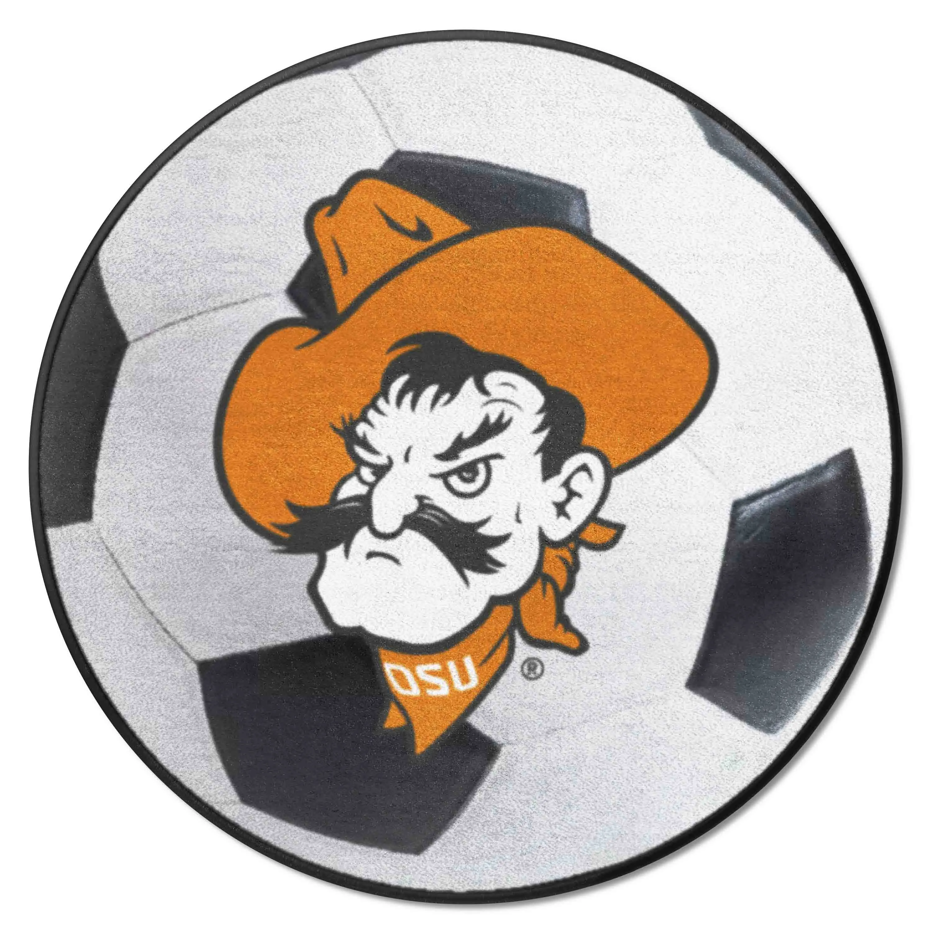 Oklahoma State University Soccer Ball Mat