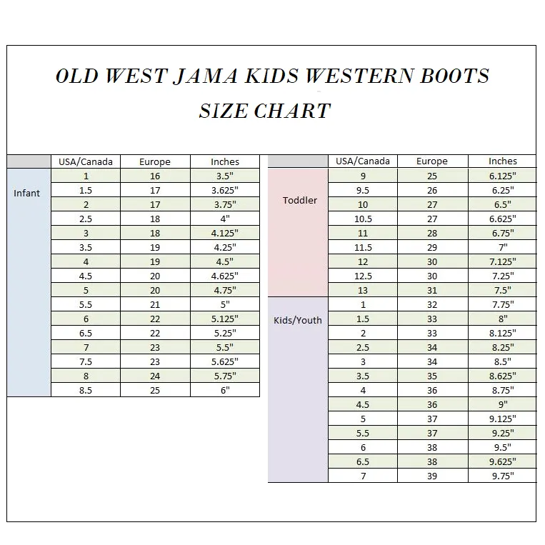 Old West Toddler Cowboy Boots #BSI1912