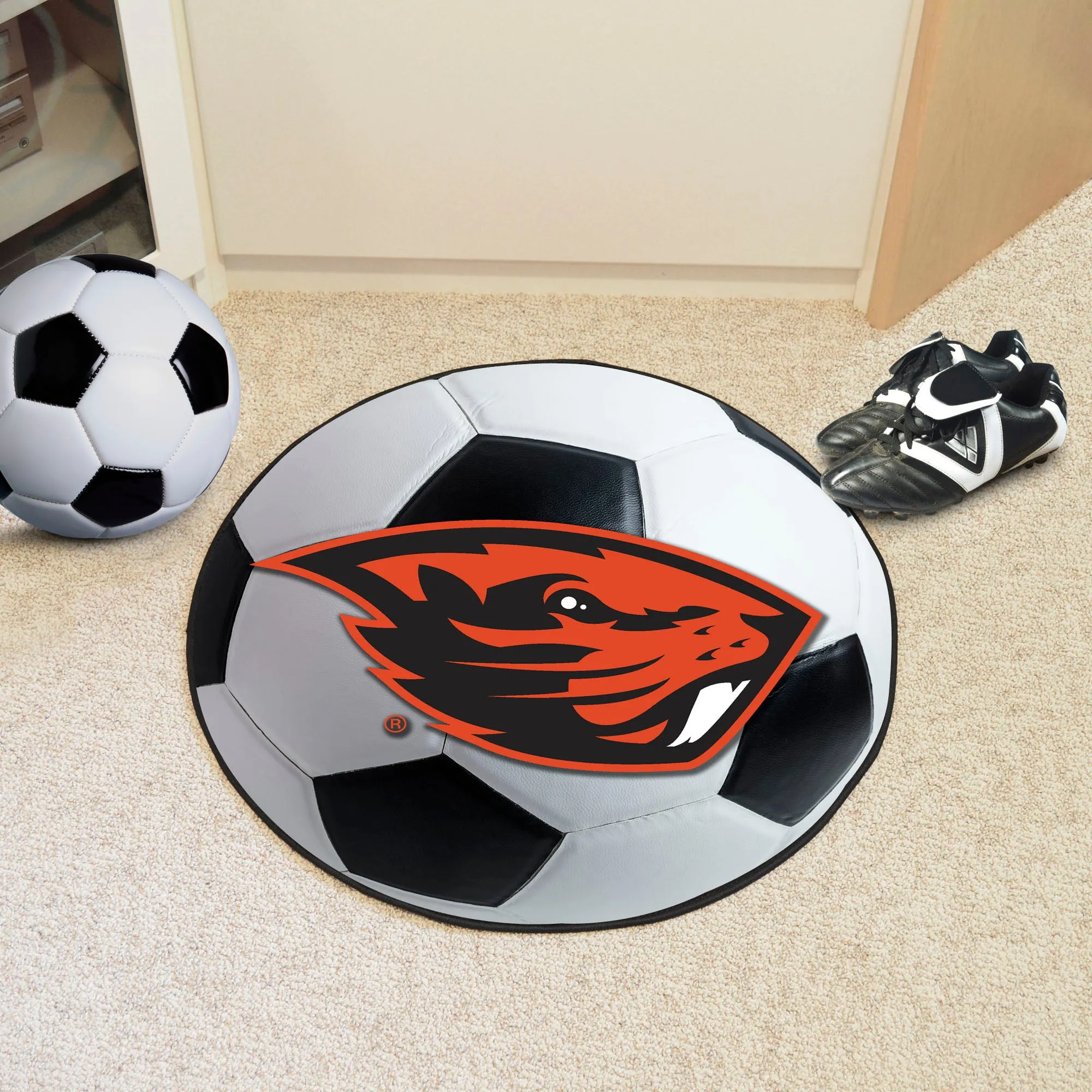 Oregon State University Soccer Ball Mat