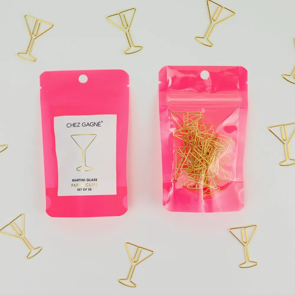 Paper Clip Pack | Martini Glass
