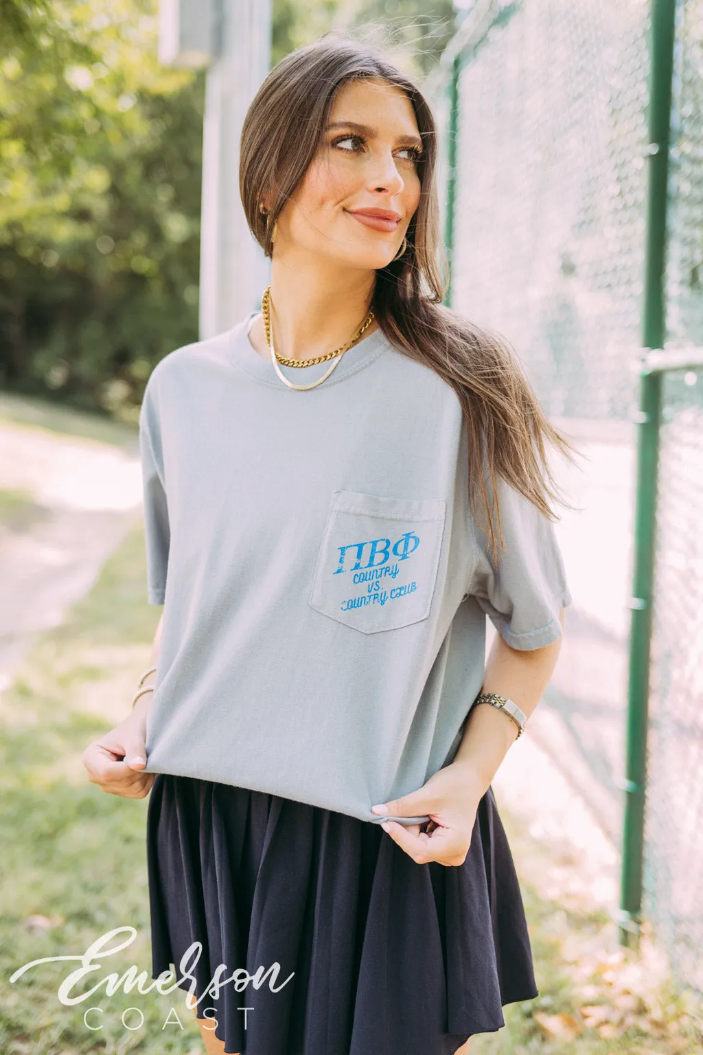 Pi Phi Country v Country Club Tshirt