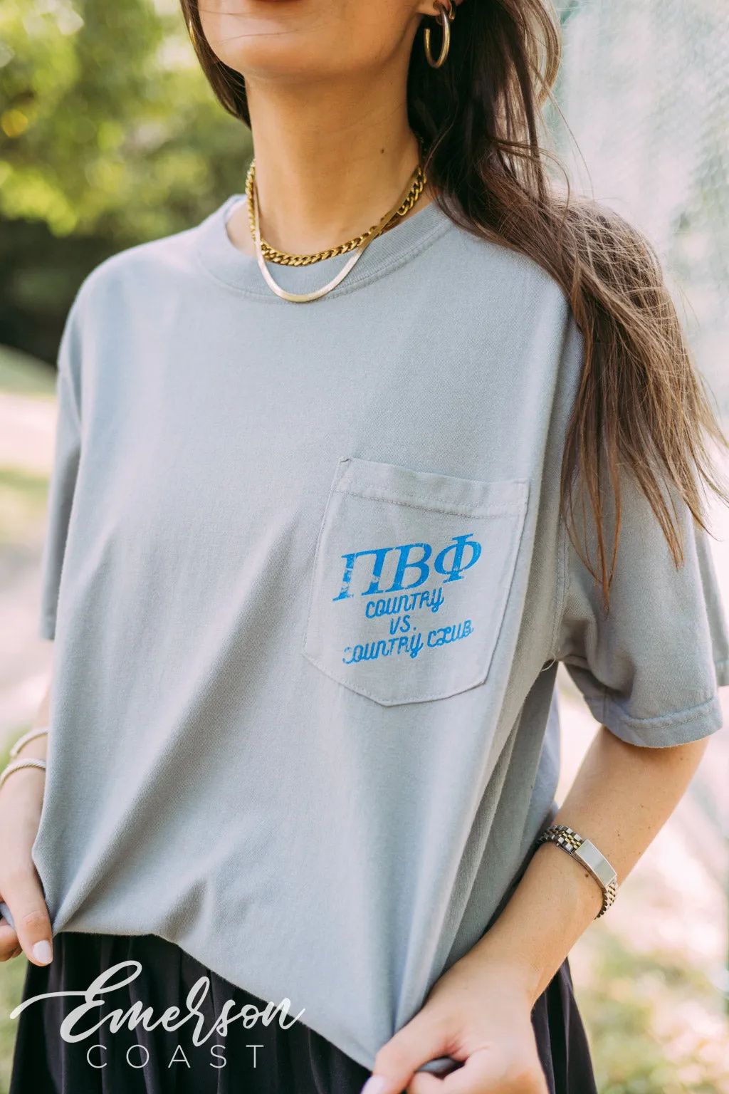 Pi Phi Country v Country Club Tshirt