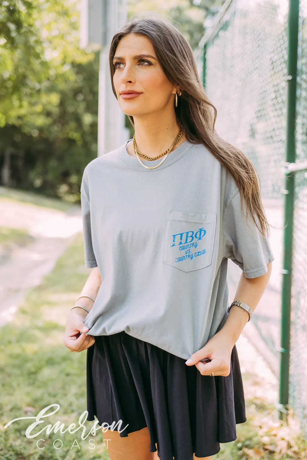 Pi Phi Country v Country Club Tshirt