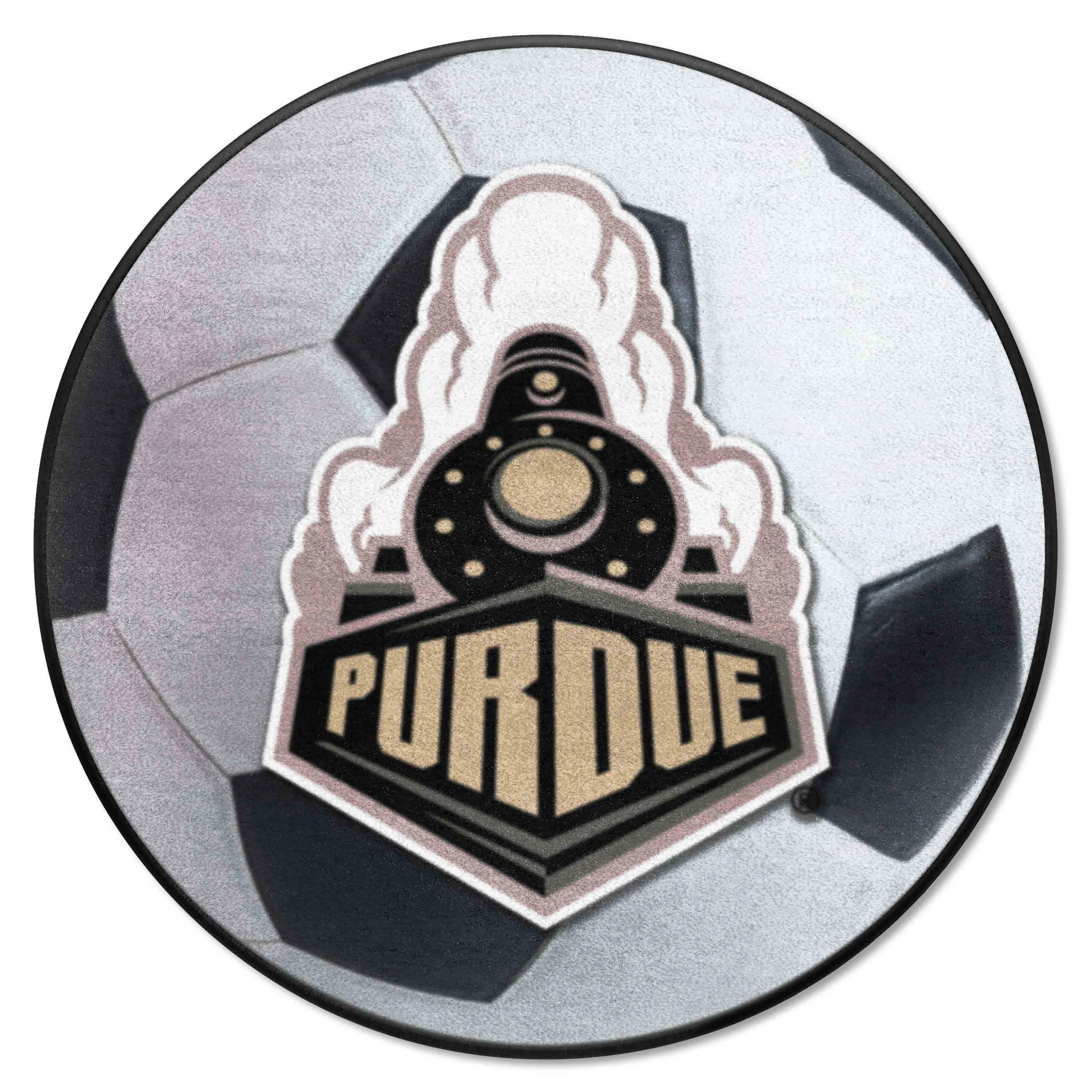 Purdue University Soccer Ball Mat